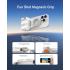 TELESIN Fun Shot Magnetic Phone Camera DSLR Style Shutter Grip for iPhone & Android with Detachable Wireless Shutter Button - 1/4" Screw - Comfort Ergonomic Camera Grip Handle Holder
